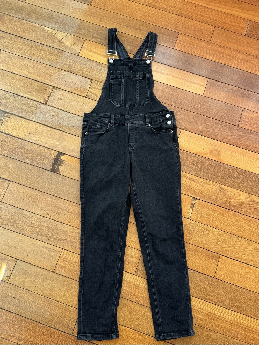 Garage Black Denim Women's Overalls